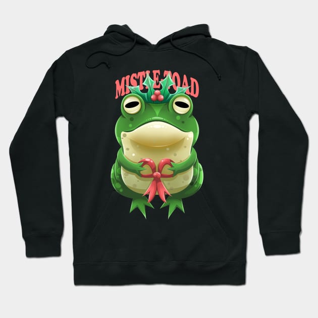 Mistletoad Hoodie by Art by Angele G